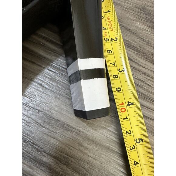 Circus Sam Edelman Size 9 Black White Striped Heeled Sock Boots Emo Whimsigoth - Picture 10 of 10